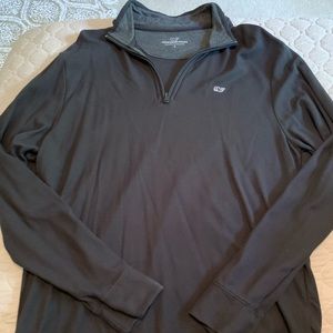 Black Vineyard Vines collared pullover